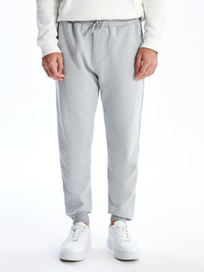 Standart Kalıp Erkek Jogger Eşofman Altı GRİ MELANJ