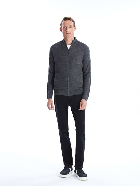 Hırka ORTA GRİ MELANJ