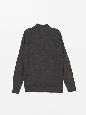 Hırka ORTA GRİ MELANJ