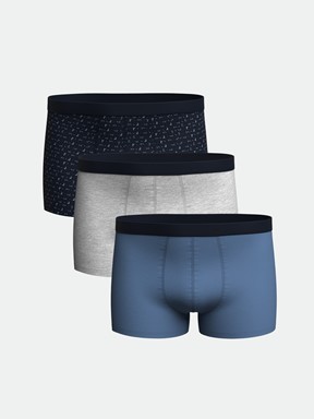 Boxer LACİVERT BASKILI