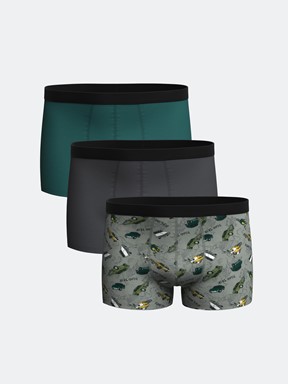 Boxer GRİ BASKILI