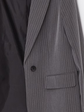 Blazer Ceket ANTRASİT ÇİZGİLİ