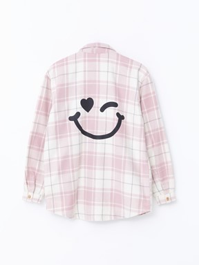 Gömlek Ceket PEMBE EKOSELİ