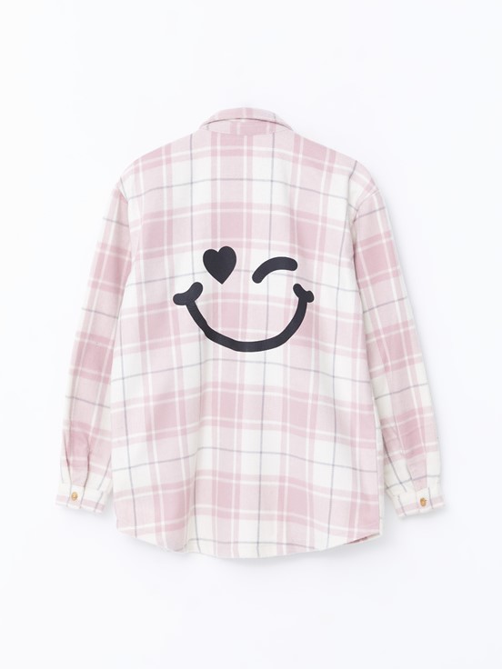 Gömlek Ceket PEMBE EKOSELİ