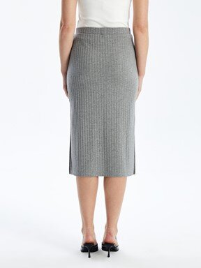 Etek GREY MEL - LACİVERT