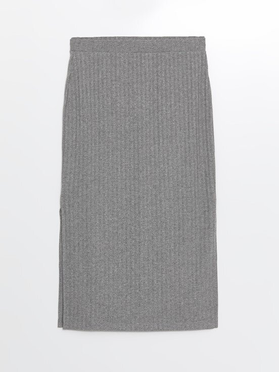 Etek GREY MEL - LACİVERT