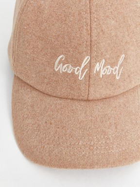 Kep Şapka KREM RENGİ