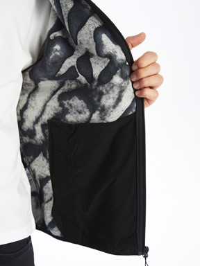 Fermuarlı Sweatshirt SİYAH BASKILI 4