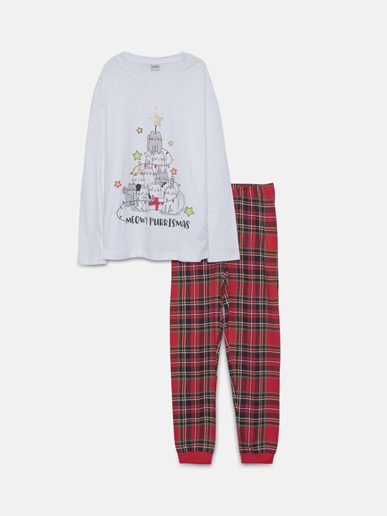 Pijama Takım BUXE BEYAZI