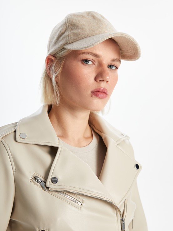 Kep Şapka KREM RENGİ