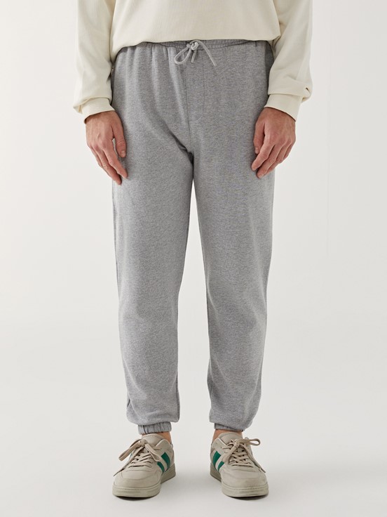 Standart Kalıp Erkek Jogger Eşofman Altı GRİ MELANJ