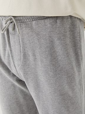 Standart Kalıp Erkek Jogger Eşofman Altı GRİ MELANJ