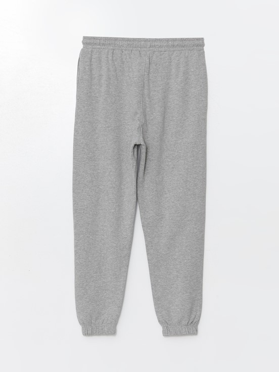 Standart Kalıp Erkek Jogger Eşofman Altı GRİ MELANJ