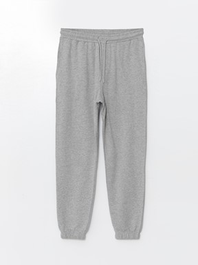 Standart Kalıp Erkek Jogger Eşofman Altı GRİ MELANJ