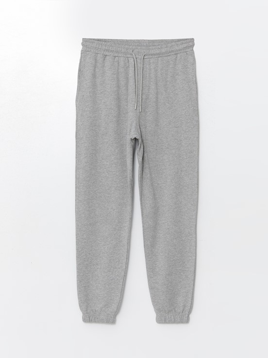 Standart Kalıp Erkek Jogger Eşofman Altı GRİ MELANJ