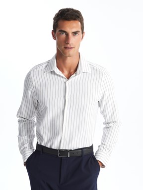 Gömlek LACİVERT ÇİZGİLİ