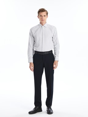 Gömlek LACİVERT ÇİZGİLİ