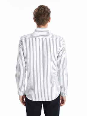Gömlek LACİVERT ÇİZGİLİ