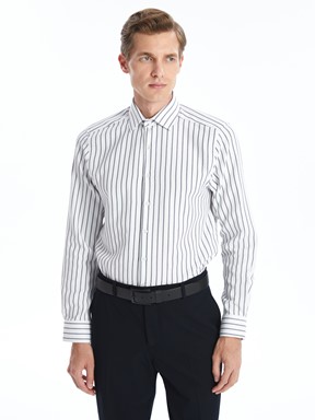 Gömlek LACİVERT ÇİZGİLİ