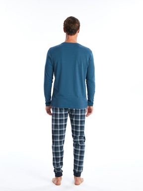 Pijama Takım GRİ BASKILI