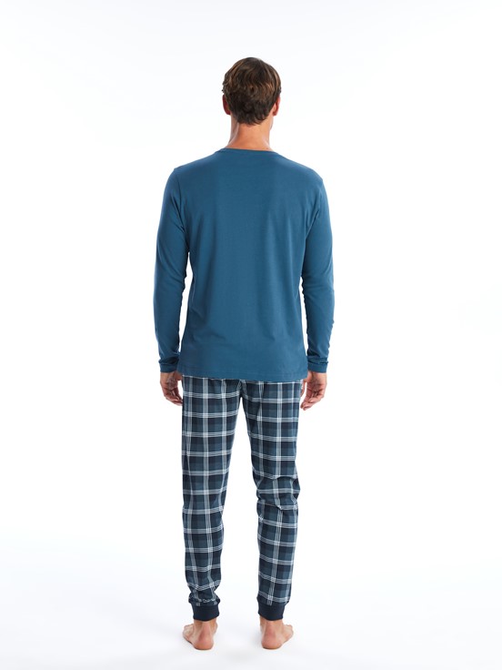 Pijama Takım GRİ BASKILI