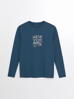 Pijama Takım GRİ BASKILI