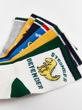 Soket Çorap KARIŞIK RENK İPLİĞİ BOYALI