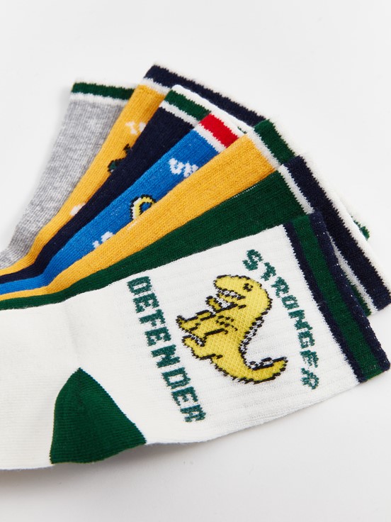 Soket Çorap KARIŞIK RENK İPLİĞİ BOYALI