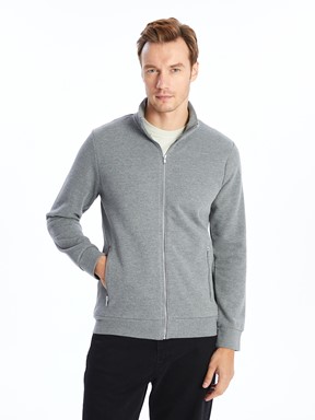 Fermuarlı Sweatshirt LACİVERT