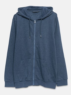 Fermuarlı Sweatshirt ZÜMRÜT YEŞİLİ MELANJ