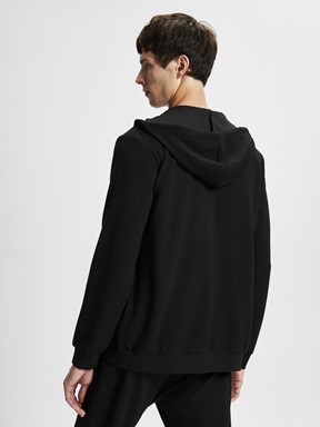 Fermuarlı Sweatshirt YENİ SİYAH