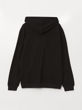 Fermuarlı Sweatshirt YENİ SİYAH