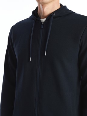 Fermuarlı Sweatshirt LACİVERT