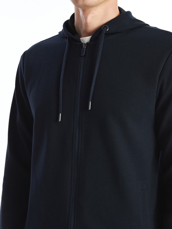 Fermuarlı Sweatshirt LACİVERT