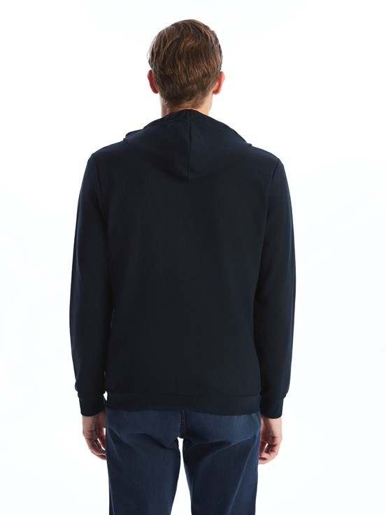 Fermuarlı Sweatshirt LACİVERT