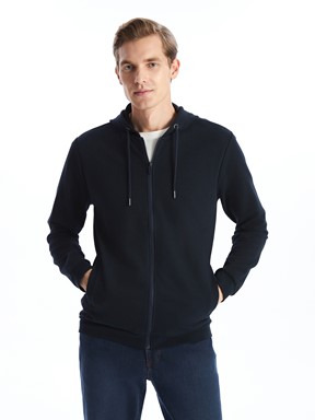 Fermuarlı Sweatshirt LACİVERT