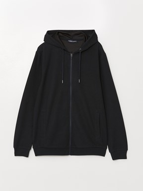 Fermuarlı Sweatshirt LACİVERT