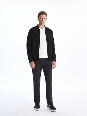 Fermuarlı Sweatshirt YENİ SİYAH