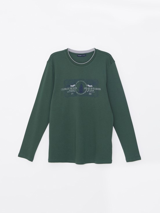 Sweatshirt ORTA YEŞİL
