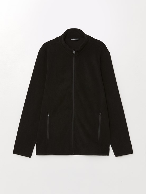 Fermuarlı Sweatshirt YENİ SİYAH