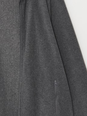 Fermuarlı Sweatshirt KOYU GRİ MELANJ