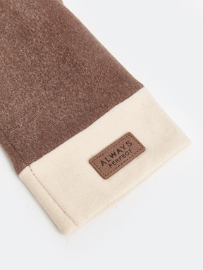 Eldiven KOYU BEJ MELANJ