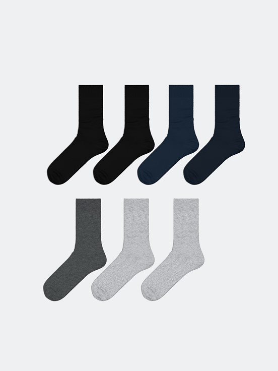 Soket Çorap KARIŞIK RENK İPLİĞİ BOYALI