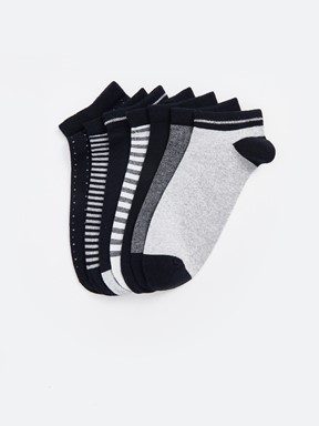 Patik Çorap KARIŞIK RENK İPLİĞİ BOYALI