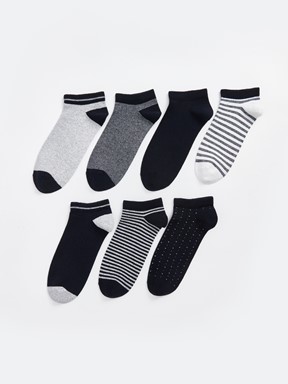 Patik Çorap KARIŞIK RENK İPLİĞİ BOYALI