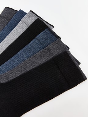 Soket Çorap KARIŞIK RENK İPLİĞİ BOYALI