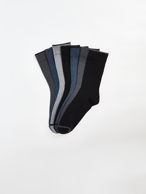 Soket Çorap KARIŞIK RENK İPLİĞİ BOYALI