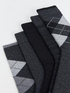 Soket Çorap KARIŞIK RENK İPLİĞİ BOYALI