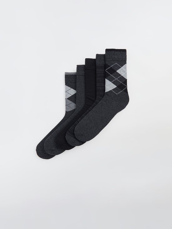 Soket Çorap KARIŞIK RENK İPLİĞİ BOYALI