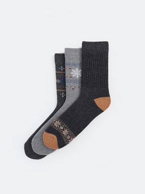 Soket Çorap KARIŞIK RENK İPLİĞİ BOYALI